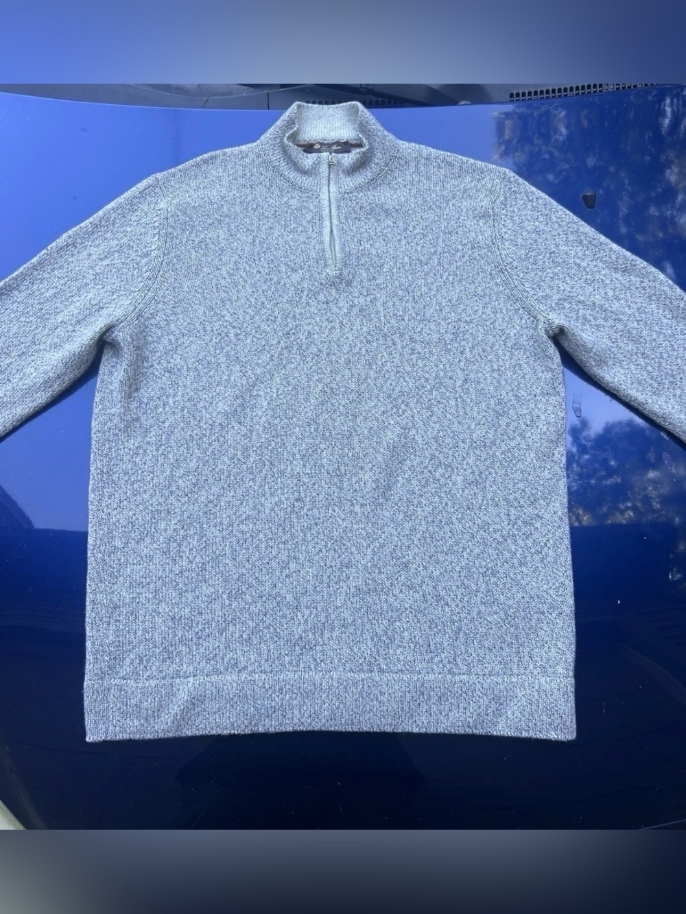 Loro Piana Mens cashmere silk quarter zip *DMG*